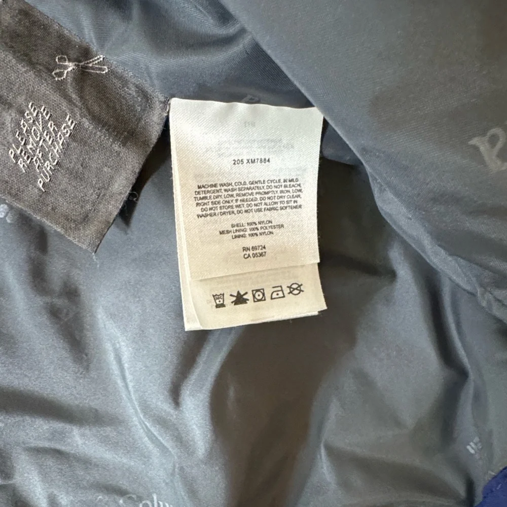 Columbia‎ Interchange Jacket Blue Black Hooded Outdoor Men’s Large